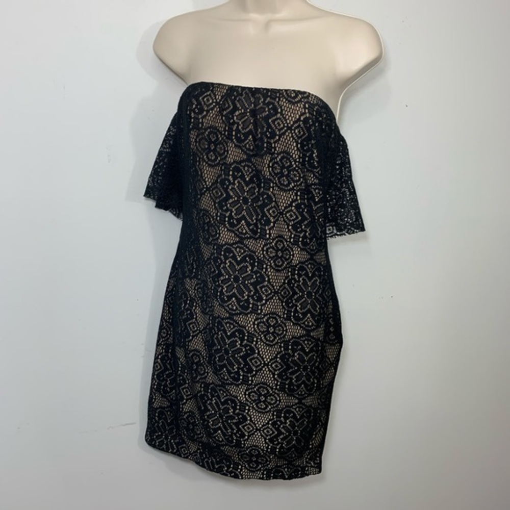 NWT Dresses and other drugs crochet black dress M